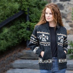 Lost Horizon eagle cardigan